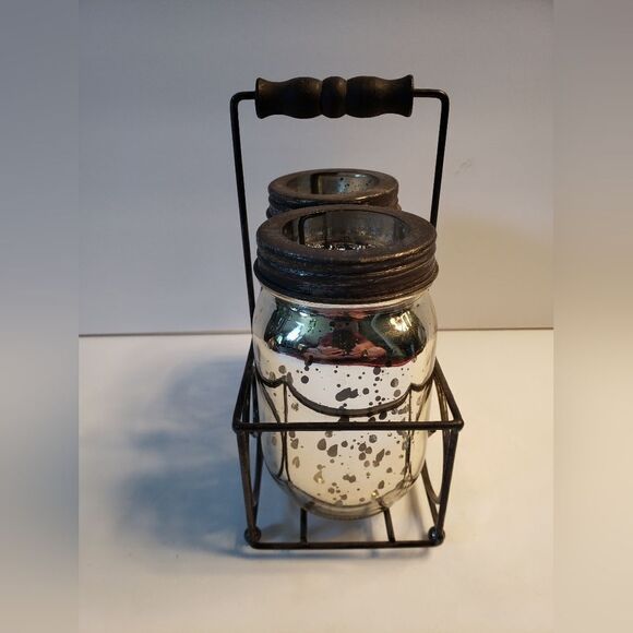 Candle Holders & Caddy - Picture 3 of 10